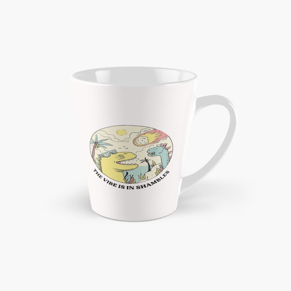 Vista previa del artículo con la obra «Taza cónica», diseñado y vendido por DoodleUrban.