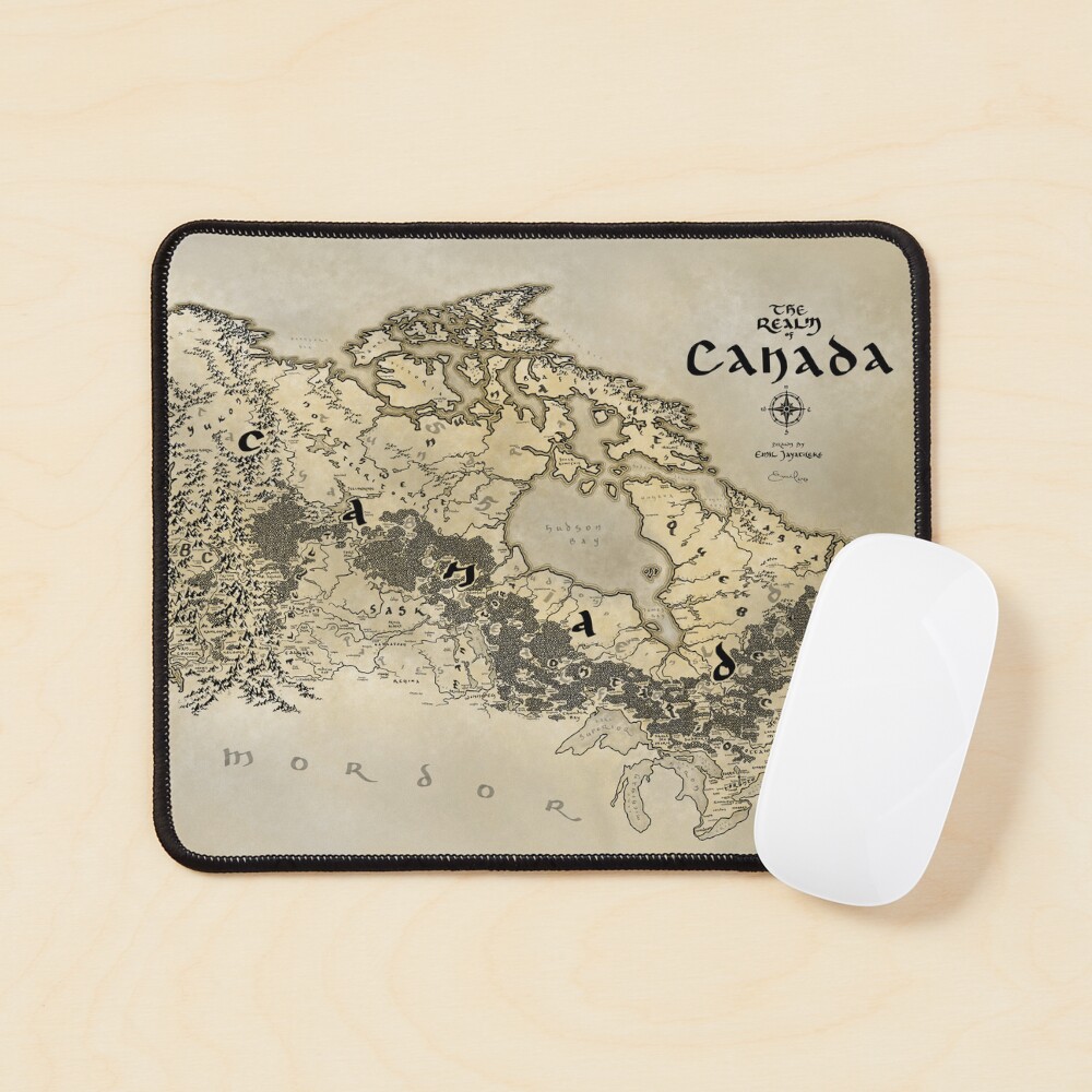 Item preview, Mouse Pad designed and sold by Realm of Maps.