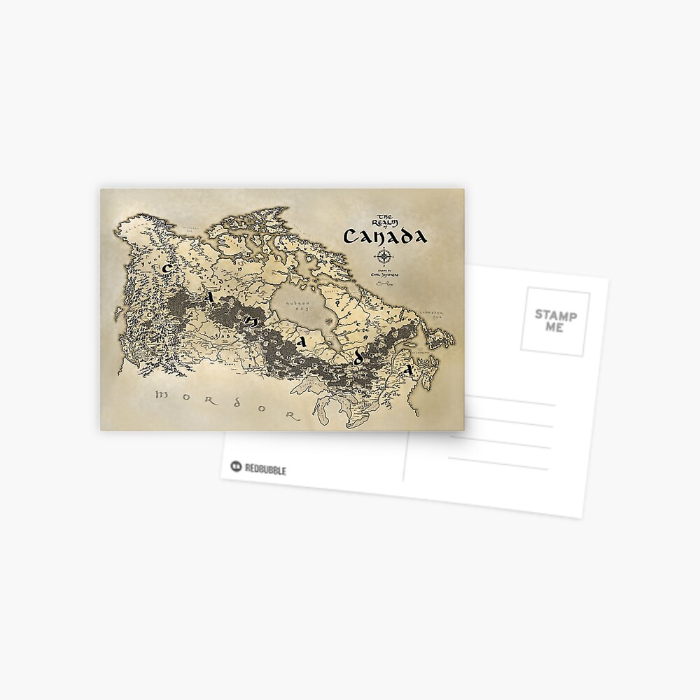 Item preview, Postcard designed and sold by Realm of Maps.