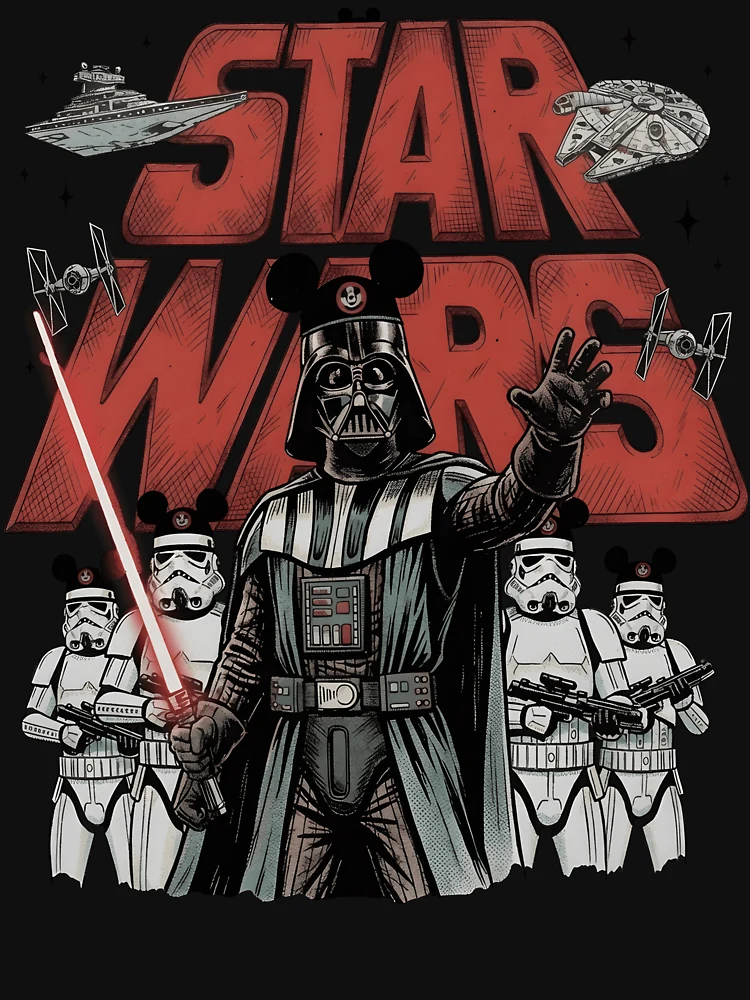 Thumbnail 7 of 7, Classic T-Shirt, Dark Side Mouse Retro Space Mashup designed and sold by SpaceRadioer.