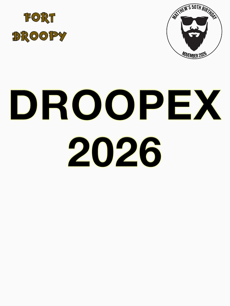 Imagen 7 de 7, Camiseta clásica con la obra Droopex 2026, diseñada y vendida por deegs78.