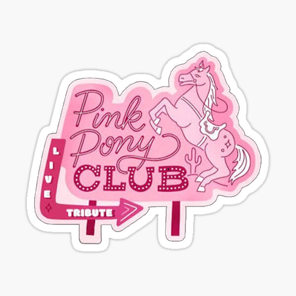 Aperçu de l'œuvre club de poneys roses créée et vendue par FolchiArtshop.