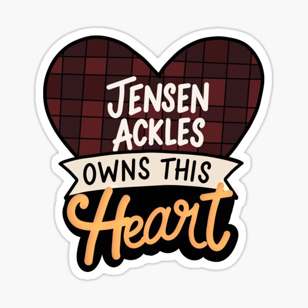 Item preview, Jensen Ackles es el dueño de este corazón. designed and sold by TineHunterArt.