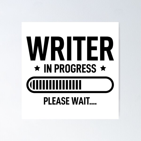 Item preview, Escritor en proceso. Por favor, espere. designed and sold by RareBunny.