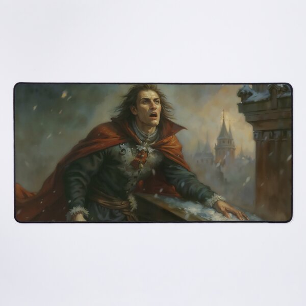 Item preview, Gothic Vampire Winter Awakening Christmas Art Painting designed and sold by DarkHolyQueen.