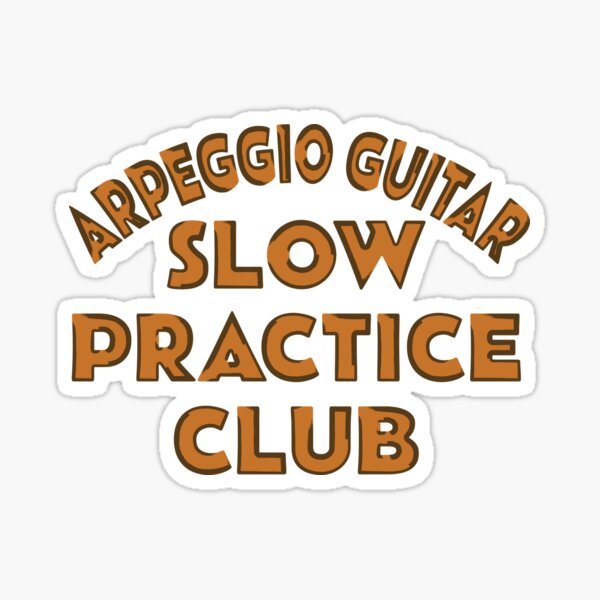 Artikelvorschau, ARPEGGIO-GITARRE LANGSAM ÜBUNGSCLUB entworfen und verkauft von MOCOPOCO.