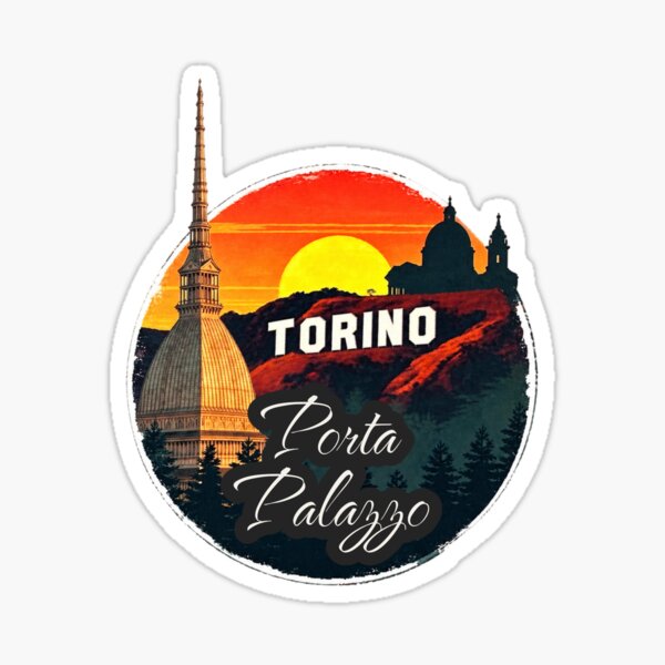Aperçu de l'œuvre Torino - Porta Palazzo Quartier Badge Vintage créée et vendue par Torinostalgia.