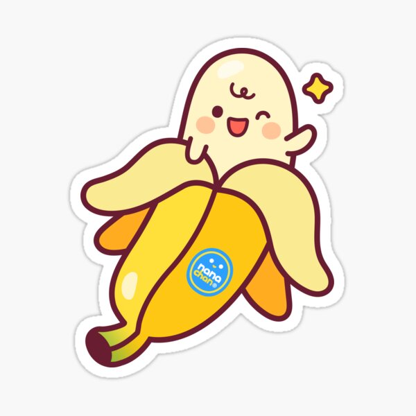 Artikelvorschau, Kawaii Banane entworfen und verkauft von Estudio Kudasai.
