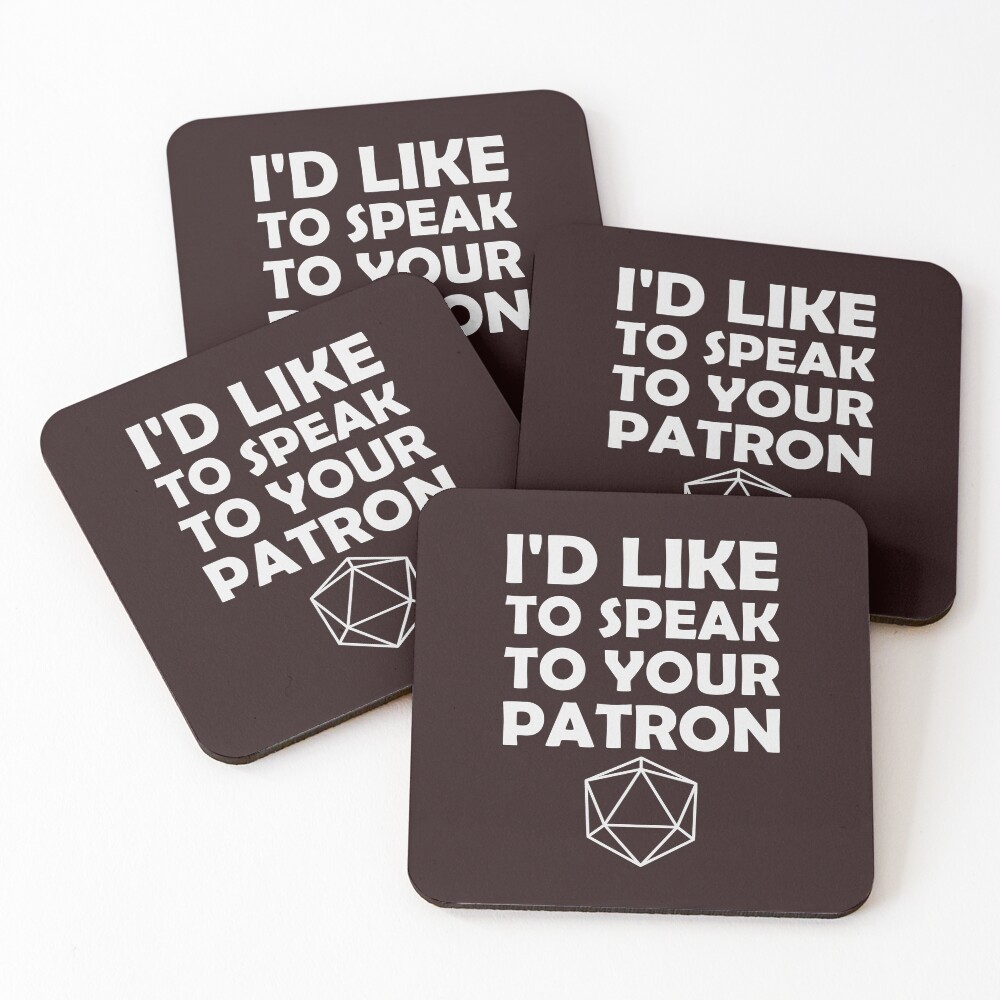 Item preview, Coasters (Set of 4) designed and sold by ttrpgist.