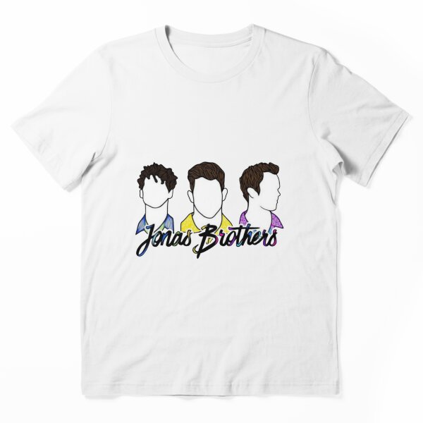 Aperçu de l'œuvre T-shirt Jonas Brothers avec logo minimaliste en silhouette créée et vendue par Linhvocraig.