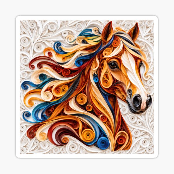 Item preview, Horse with Curly Mane designed and sold by Elisabeth Lucas.