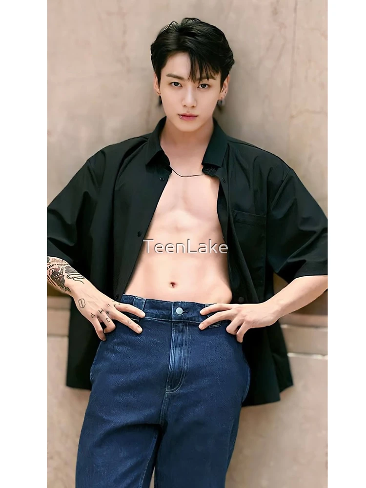 Imagen 7 de 7, Camiseta oversize con la obra Abdominales calientes de Jungkook BTS | Mercancía de Jungkook | Jungkook en vivo | Gira mundial de Arirang 2026, diseñada y vendida por TeenLake.