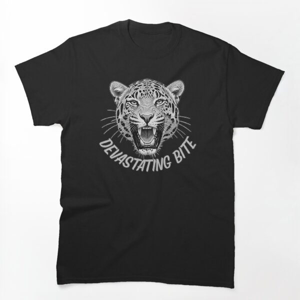 Aperçu de l'œuvre JAGUAR : MORSURE DÉVASTAANTE Argent créée et vendue par The best online style shop.