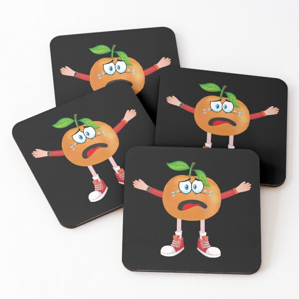 Item preview, Crying Tangerine Animated Character Boy Version designed and sold by ExpressiveToon.
