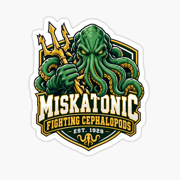 Artikelvorschau, H. P. Lovecraft: Miskatonic Fighting Cephalopods entworfen und verkauft von Fenay Designs.