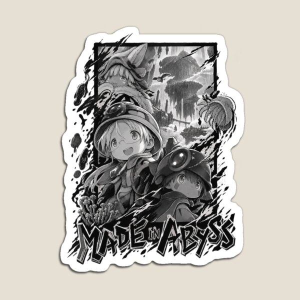 Item preview, Made In Abyss Black and white designed and sold by FeelTheDrawing.