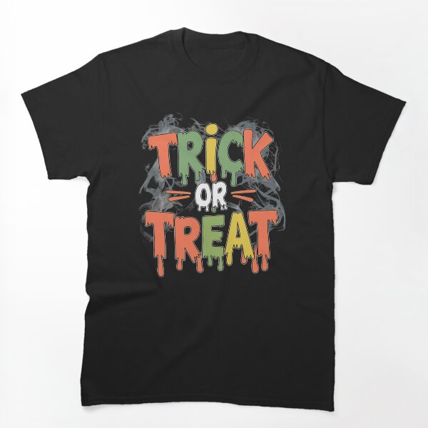 Item preview, Truco o trato - Letras de Halloween humeantes y goteantes designed and sold by EverOakArt.