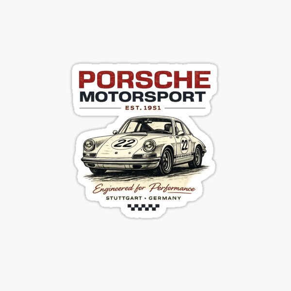 Item preview, Porsche 911 clásico, patrimonio del automovilismo, carreras designed and sold by TopNotchDesigns.
