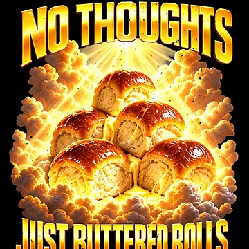 Artwork thumbnail, No Thoughts, Just Buttered Rolls by elderberry