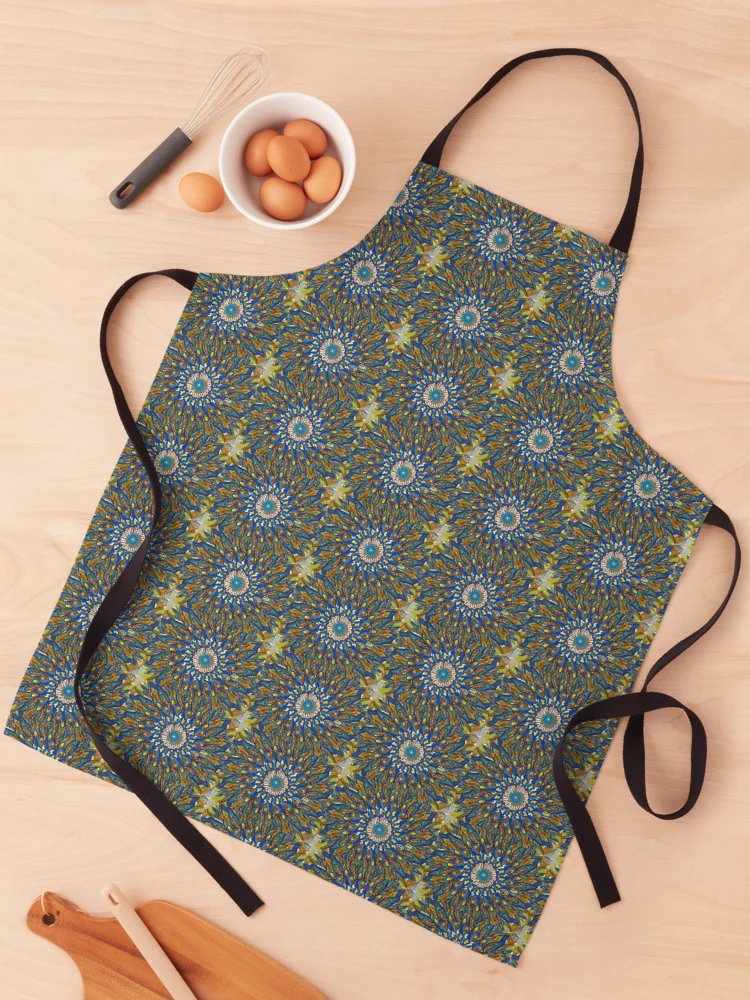 Thumbnail 1 of 6, Apron, Peacock designed and sold by CaitieCreatives.