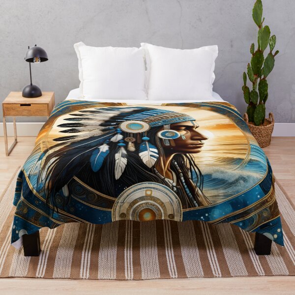 Item preview, Native American Man Mandala Art - Woven Traditions Vol (1) designed and sold by JJArtCreations.