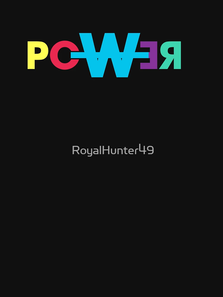 Imagen 7 de 7, Camiseta esencial con la obra Poder Poder, diseñada y vendida por RoyalHunter49.