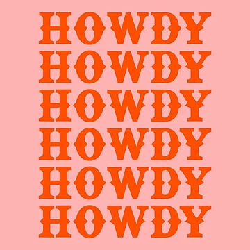 Artwork thumbnail, howdy by corbrand