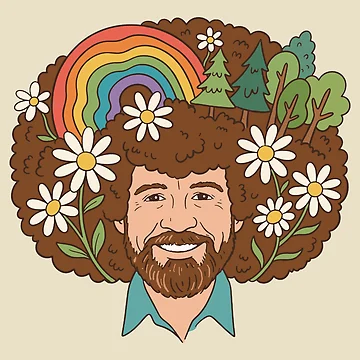 Artwork thumbnail, Bob Ross. by EunsooLee