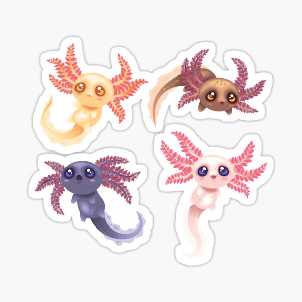 Artikelvorschau, Axolotls entworfen und verkauft von ArtByJaime1843.