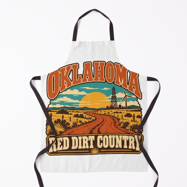 Item preview, Oklahoma Gift - Red Dirt Country designed and sold by RedRubyBubble.