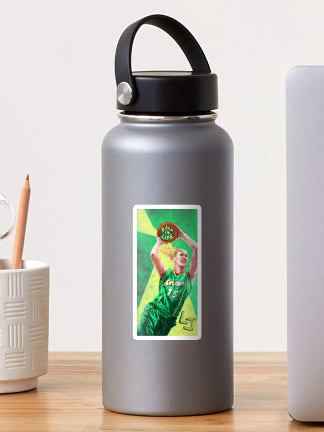 Thumbnail 1 of 3, Sticker, Ball is Life: Lauren Jackson designed and sold by grownassblue.