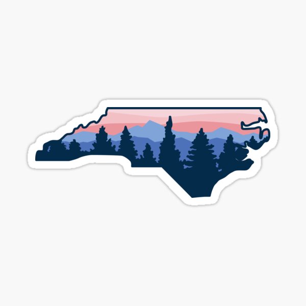 Item preview, Montañas de bosques de Carolina del Norte designed and sold by tlaprise.