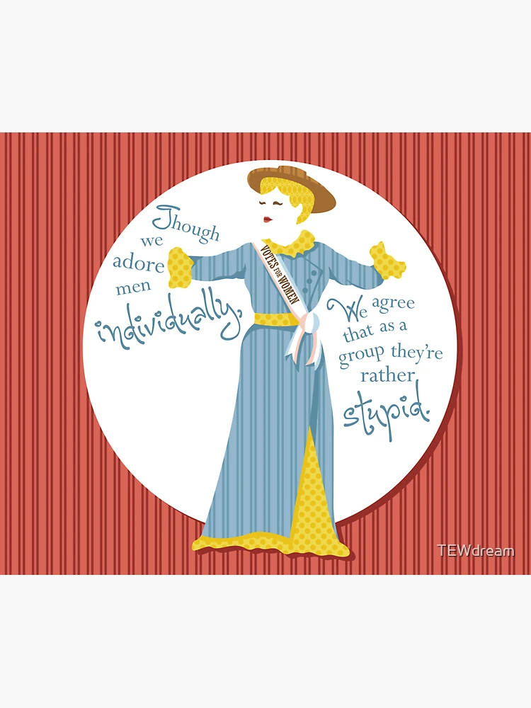 Thumbnail 3 von 3, Sticker, Suffragette designt und verkauft von TEWdream.