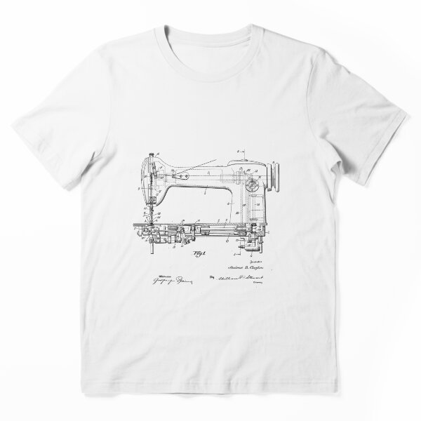 Item preview, Máquina de coser Vintage Patentado Dibujo designed and sold by TheYoungDesigns.