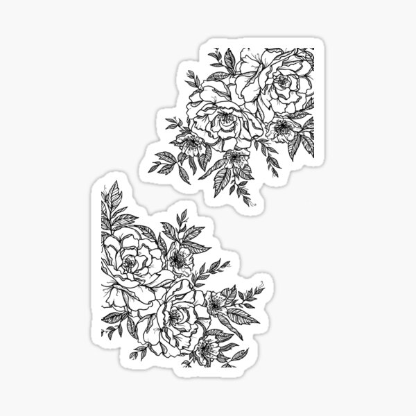 Item preview, Flores - Blanco y negro designed and sold by Cass V.