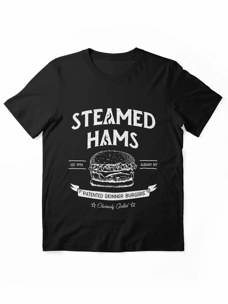 Imagen 1 de 7, Camiseta esencial con la obra Meme De Jamones Al Vapor, diseñada y vendida por James Battershill Art.