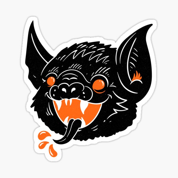 Aperçu de l'œuvre Chauve-Souris Vintage Halloween créée et vendue par Pat Peterson.