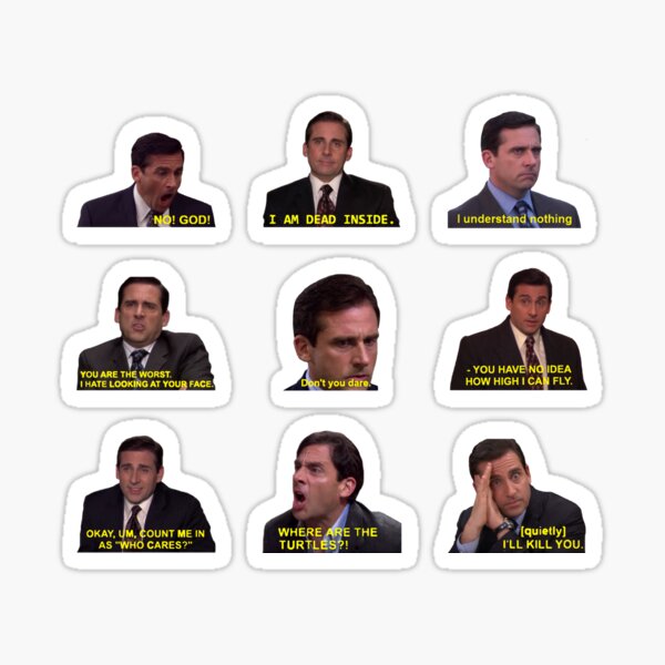 Item preview, Michael Scott citas de la oficina designed and sold by Katie's Redbubble.