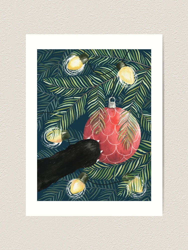 Aperçu 1 sur 3. Impression artistique avec l'œuvre Voici les griffes du père Noël créée et vendue par littleclyde.