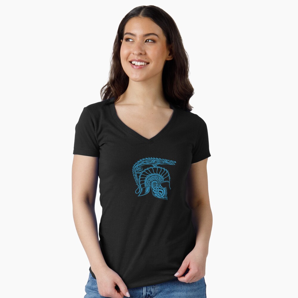 Aperçu de l'œuvre T-shirt moulant col V créée et vendue par allyosaugh.