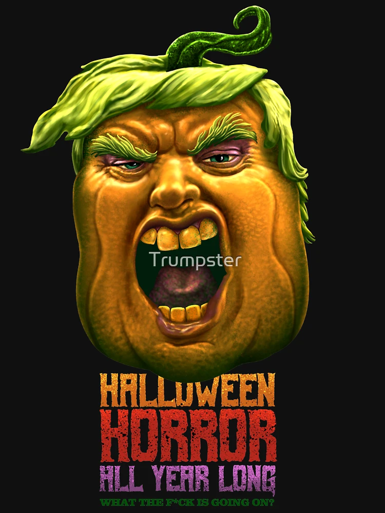 Aperçu 7 sur 7. T-shirt classique avec l'œuvre Halloween horreur toute l'année créée et vendue par Trumpster.