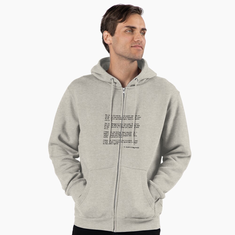 Vista previa del artículo con la obra «Sudadera con capucha y cremallera», diseñado y vendido por peggieprints.
