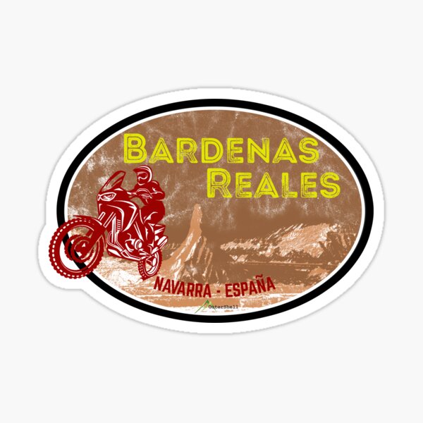 Artikelvorschau, Bardenas Reales Spain Aufkleber & T-Shirt entworfen und verkauft von OuterShellUK.