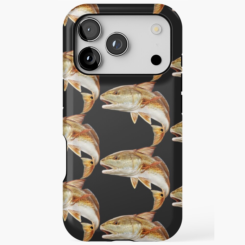 Vista previa del artículo con la obra «Funda resistente MagSafe para iPhone», diseñado y vendido por fishindecals.
