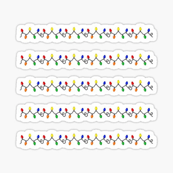 Item preview, Christmas Lights – White designed and sold by AlexVR.