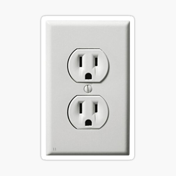 Item preview, Power Outlet Sticker designed and sold by Album.