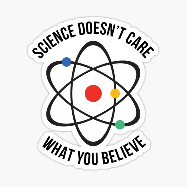 Artikelvorschau, Atheistische Wissenschaft kümmert sich nicht darum, was Sie T-Shirt glauben entworfen und verkauft von Srdjan Stanisic.
