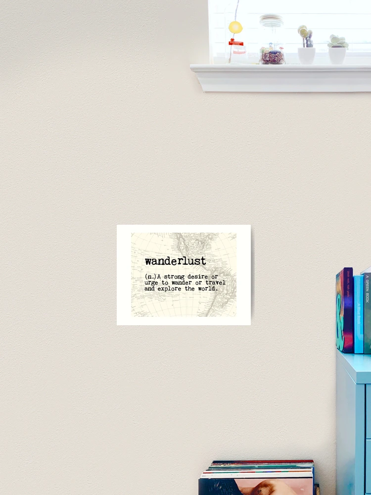 Thumbnail 2 of 3, Art Print, Wanderlust designed and sold by wolfandbird.