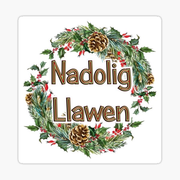 Item preview, Nadolig LLawen designed and sold by Mattyboy76.