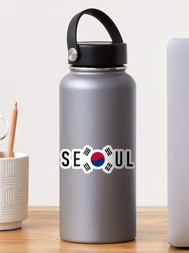 Imagen 1 de 3, Pegatina con la obra Corea del Sur - Seúl, diseñada y vendida por Calecondufutur.